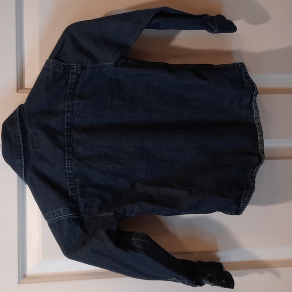 Carter's Toddler Denim Long Sleeve Button Down Shirt size 4T - Picture 3 of 4